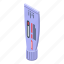 toothpaste, isometric, tooth 