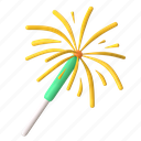 sparkler, firework, fireworks, firecracker, light, party, celebration, event, decoration 