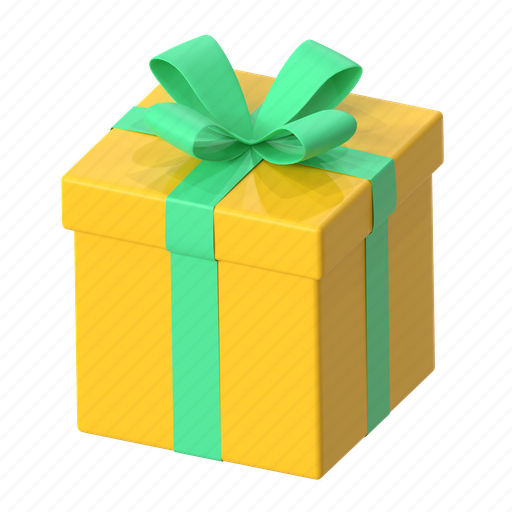 Gift, box, present, special, surprise, party, celebration 3D illustration - Download on Iconfinder