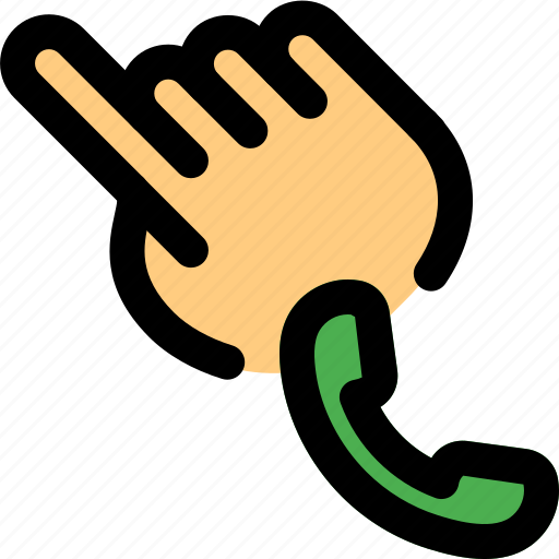 Call, touch, gesture, contact icon - Download on Iconfinder