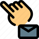 mail, touch, gesture, message