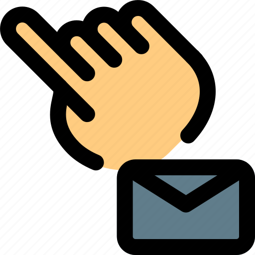 Mail, touch, gesture, message icon - Download on Iconfinder