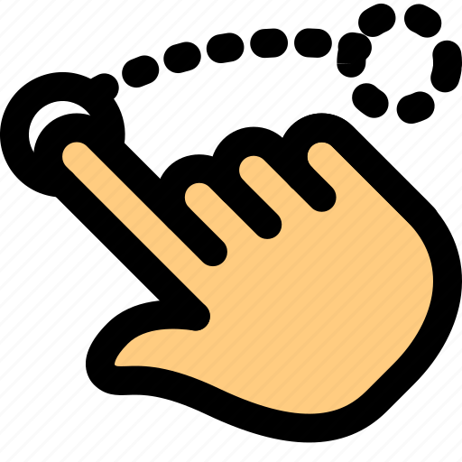 Press, slide, touch, gesture icon - Download on Iconfinder