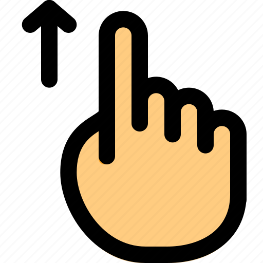 Touch, gesture, scroll up, finger icon - Download on Iconfinder