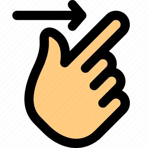 Slide, right, touch, gesture icon - Download on Iconfinder