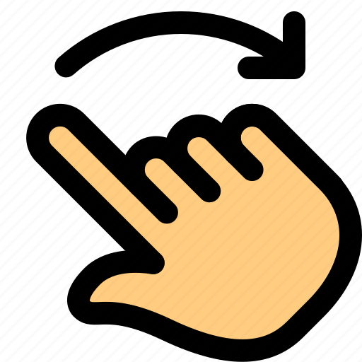 Swipe, right, touch, gesture icon - Download on Iconfinder