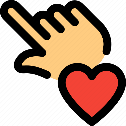 Touch, heart, gesture, favourite icon - Download on Iconfinder