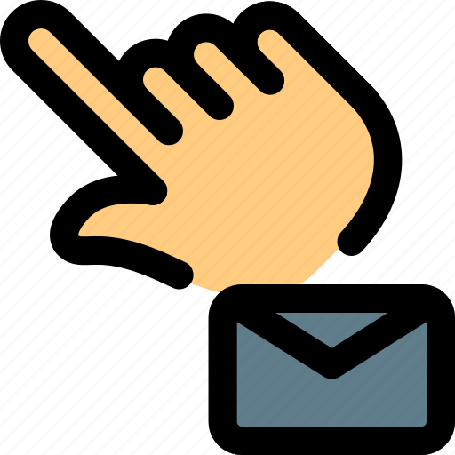 Touch, mail, gesture, message icon - Download on Iconfinder