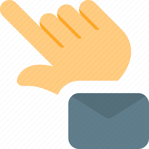 Touch, mail, gesture, message icon - Download on Iconfinder