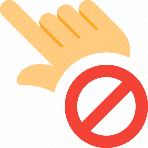 Touch, stop, gesture, banned icon - Download on Iconfinder