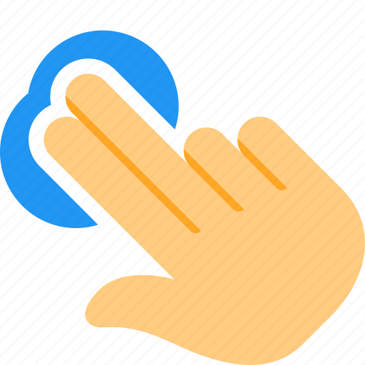 Two, finger, touch, gesture icon - Download on Iconfinder