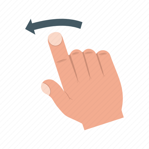 Gesture, hand, left, sign, sketch, swipe, technology icon - Download on Iconfinder