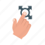 communication, cursor, finger, hand, holding, screen, touch 