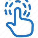 fingerprint, icon, biometric, hand, finger, touch, identification, security