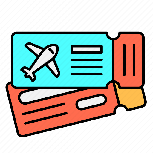Ticket, boarding pass, flight, tourism, fly, plane, airplane icon - Download on Iconfinder