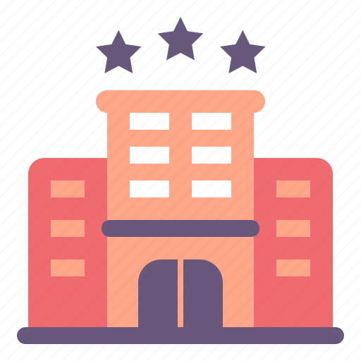 Hotel, building, service, tourism, stars, lodging, motel icon - Download on Iconfinder