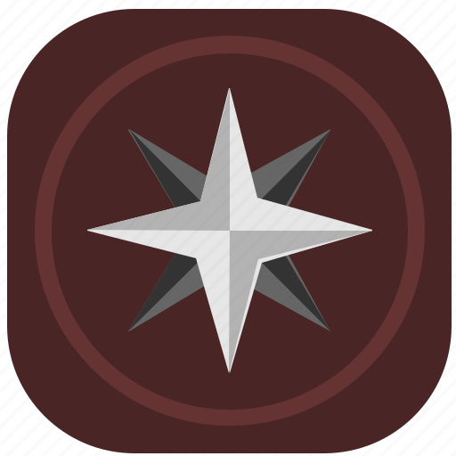 Compass, navigation, navigator, side icon - Download on Iconfinder