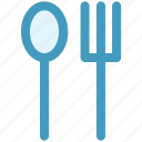 dining, flatware, fork, spoon, tableware