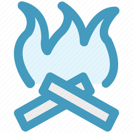 Camp, camping, fire, flame, hot icon - Download on Iconfinder