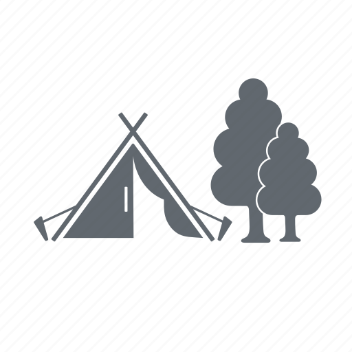 Forest, tent, tourism icon - Download on Iconfinder