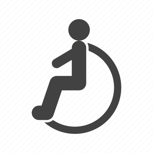 Disability, disabled, handicapped, outside, person, wheelchair, work icon - Download on Iconfinder