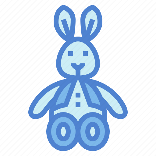 Animals, fluffy, rabbit, toy icon - Download on Iconfinder