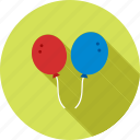 balloon, balloons, celebration, color, decoration, green, yellow 