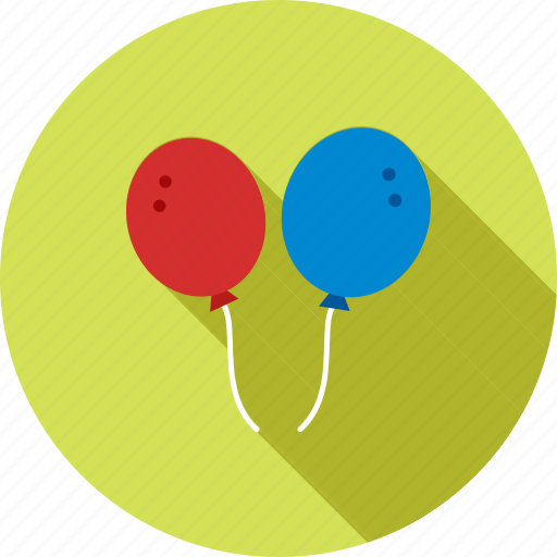 Balloon, balloons, celebration, color, decoration, green, yellow icon - Download on Iconfinder