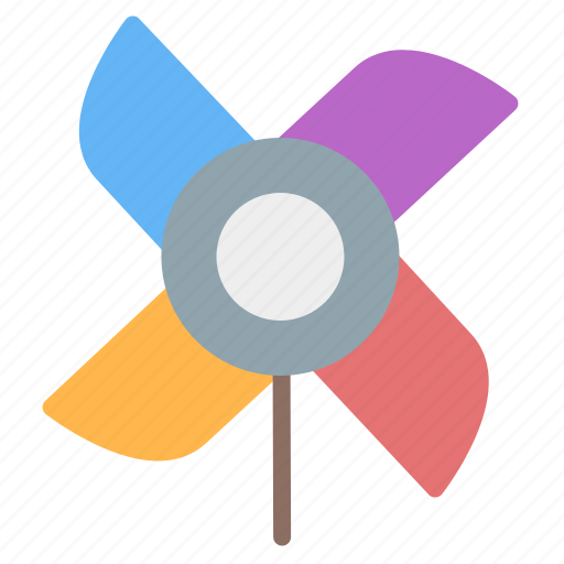 Baby toy, kid and baby, pinwheel, pinwheels, toy windmill, windmill icon - Download on Iconfinder