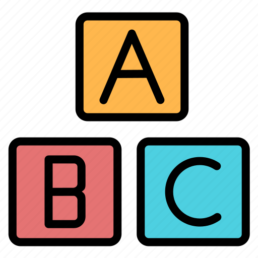 Abc, block, blocks, children, educative, kid and baby, toy blocks icon - Download on Iconfinder
