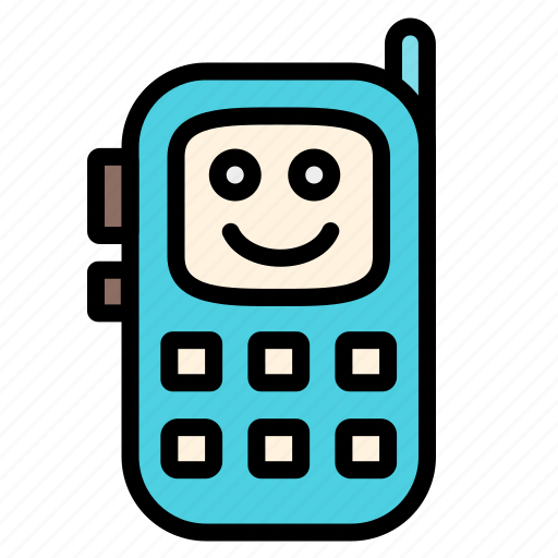 Kid, phone, tools and utensils, toy, toy icons, toys, walkie talkie icon - Download on Iconfinder