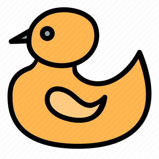 Baby toy, bathing, childhood, duck, kid and baby, rubber, toy icon - Download on Iconfinder