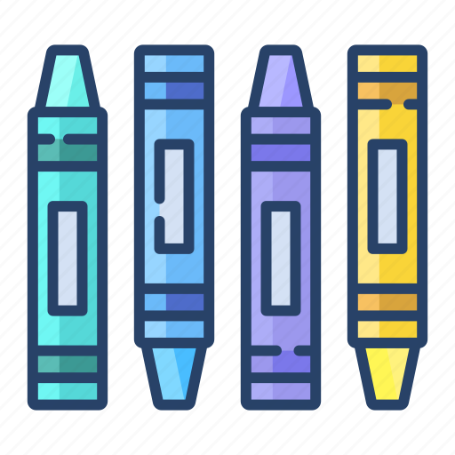 Crayons icon - Download on Iconfinder on Iconfinder