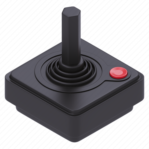 Joystick, toys, gamepad, console, controller, gaming, game controller 3D illustration - Download on Iconfinder