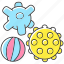 sensory ball, sensory balls icon, spiky, toy 