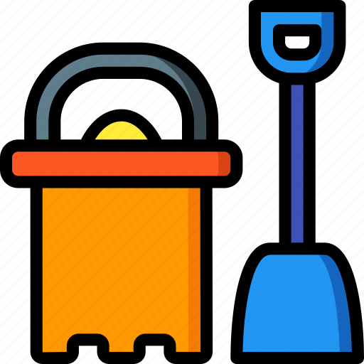 And, bucket, spade, toy, toys icon - Download on Iconfinder