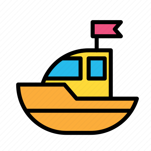Boat, children, educate, play, toy icon - Download on Iconfinder