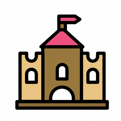 Castle, children, educate, play, toy icon - Download on Iconfinder