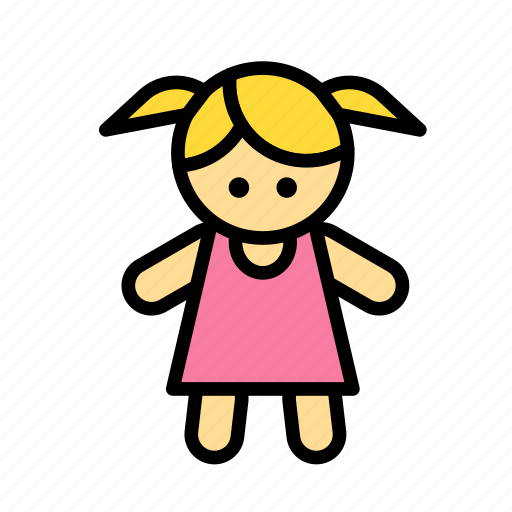 Children, doll, educate, play, toy icon - Download on Iconfinder