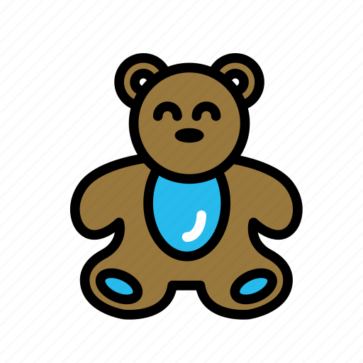Children, educate, play, teddy, toy icon - Download on Iconfinder