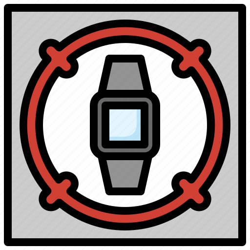 Smartwatch, tracking, aim, electronics, target, location icon - Download on Iconfinder