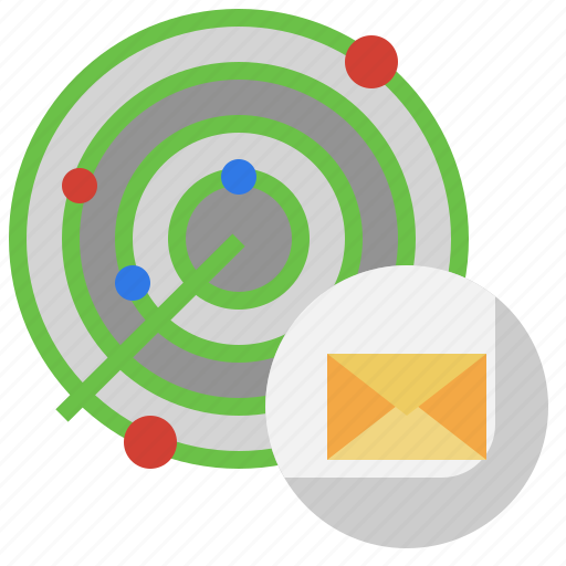 Mail, tracking, position, delivery, radar icon - Download on Iconfinder