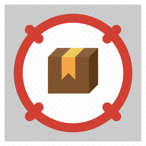 Package, tracking, parcel, aim, shipping, delivery icon - Download on Iconfinder