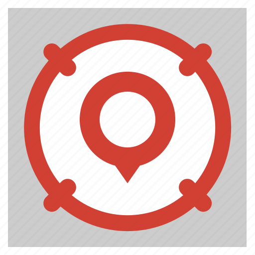 Placeholder, maps, location, tracking, crosshairs icon - Download on Iconfinder