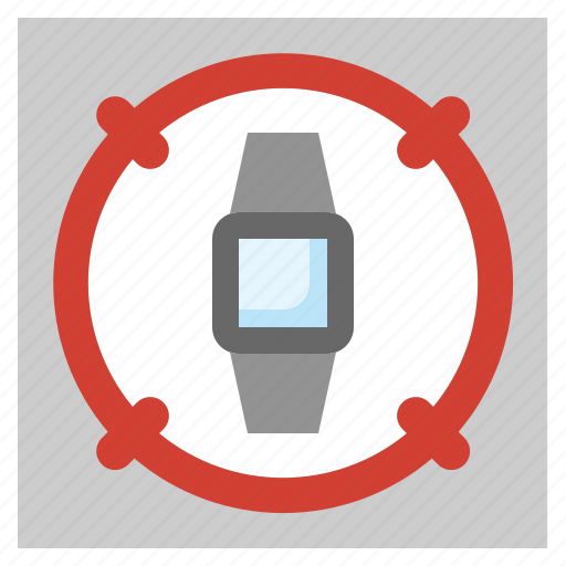 Smartwatch, tracking, aim, electronics, target, location icon - Download on Iconfinder
