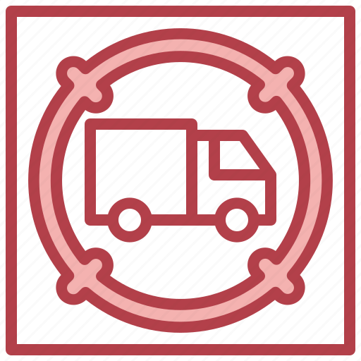 Delivery, truck, tracking, scanning, transportation, position icon - Download on Iconfinder