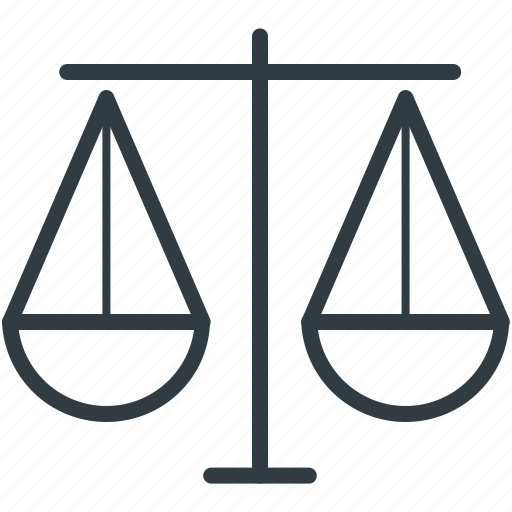 Balance scale, equality, judgment, justice balance, law symbol icon - Download on Iconfinder