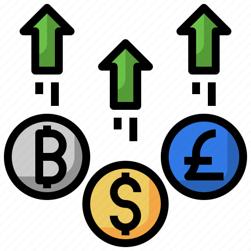 Currency, exchange, euro, dollar, baht icon - Download on Iconfinder
