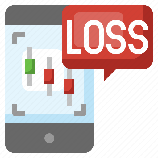 Loss, stop, recession, brokerage, broker icon - Download on Iconfinder