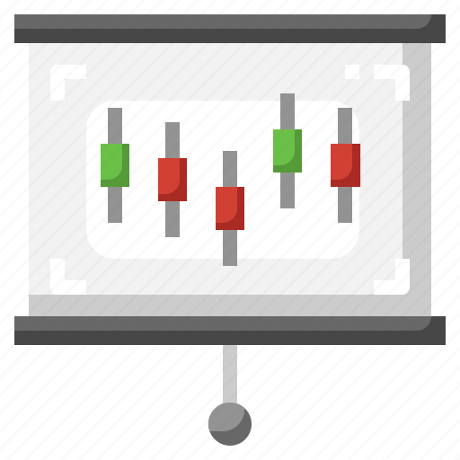 Presentation, trading, stock, graph, chart icon - Download on Iconfinder